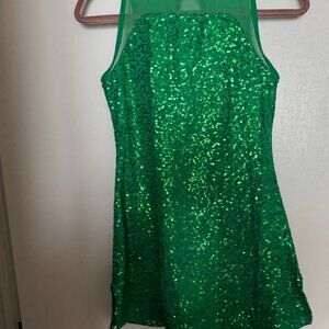 Kelly Green Dance Costume
